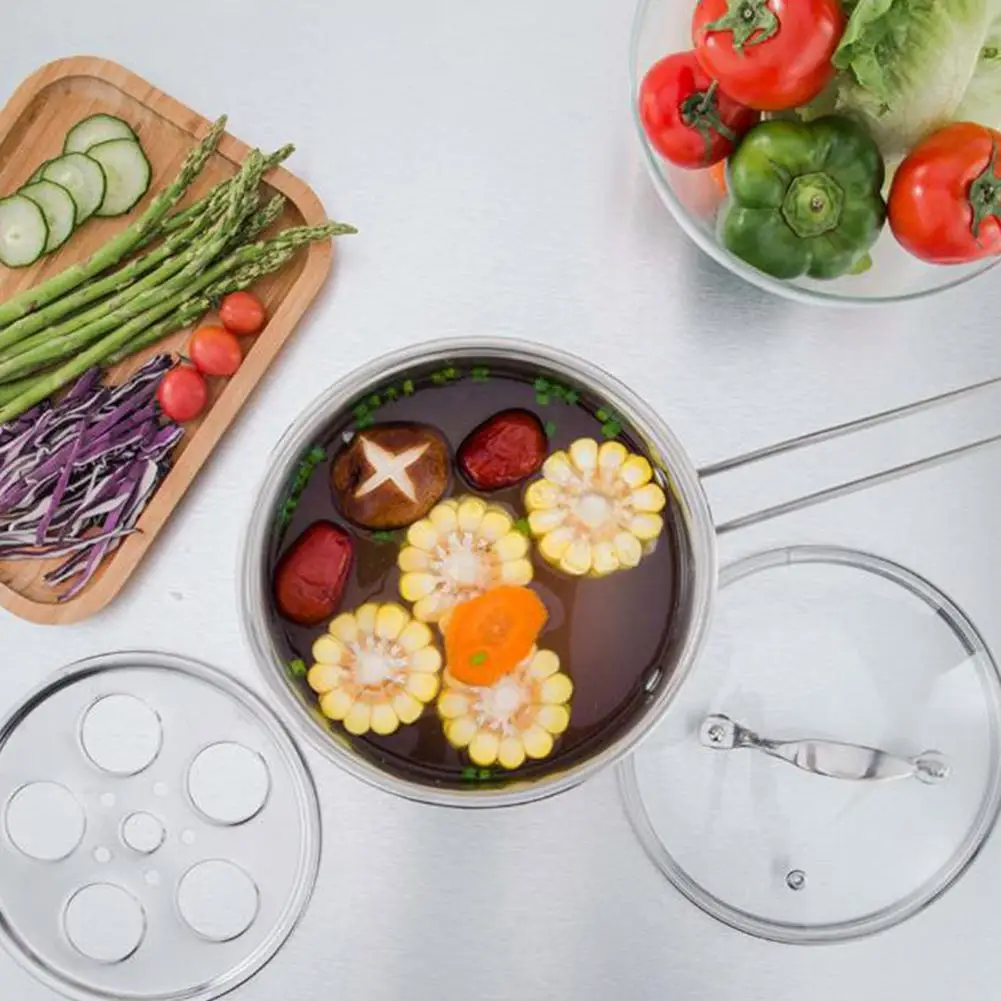 Многофункциональная двухслойная кастрюля для супа из нержавеющей стали 1 шт.