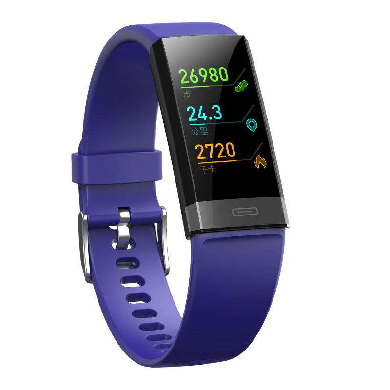 

V100 Fitness Bracelet IP68 Waterproof Dynamic Heart Rate Blood Pressure Monitoring Fitness Tracker Smart Bracelet for Men Women