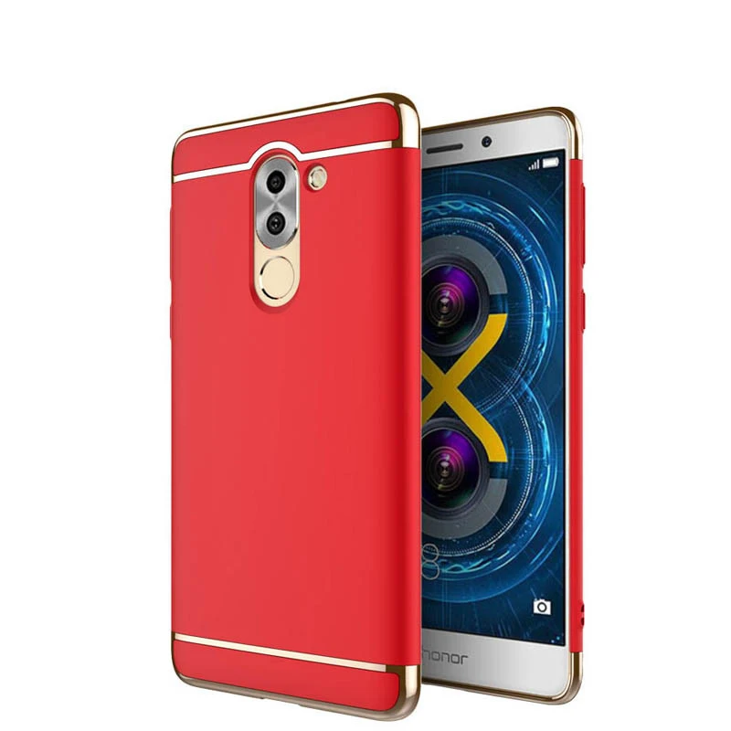 Для Huawei Honor 6X 8 Pro V9 чехол роскошный защитный задняя крышка 3 в 1 Жесткий ПК