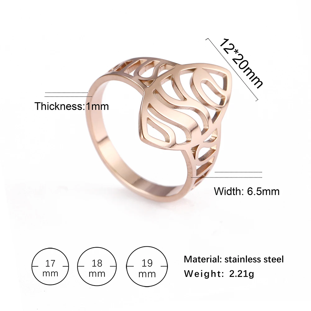 Модное ажурное кольцо COOLTIME из нержавеющей стали для мужчин и женщин подарок на