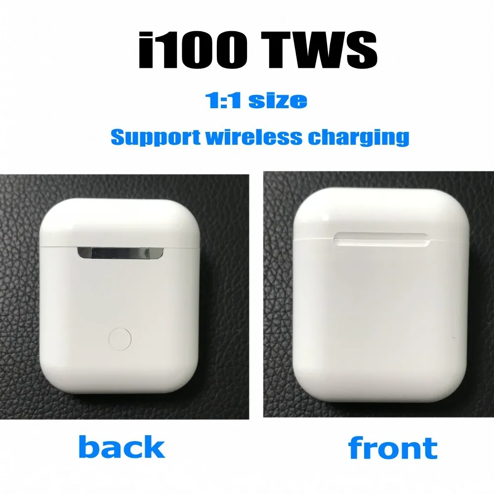 Оригинальный i100 TWS настоящий 1:1 размер Bluetooth 5 0 гарнитура 6D бас сенсорное