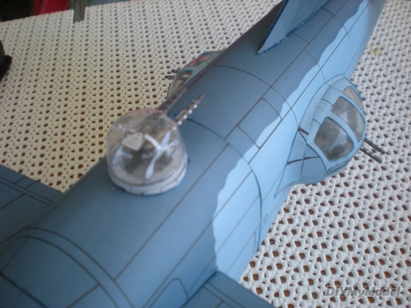 DIYMyModeI-Bombardero de La Patrulla Mar&iacute;tima de los Estados Unidos, KIT de modelo de papel artesanal, rompecabezas de juguete hechos a mano, accesorios de pel&iacute;cula-3
