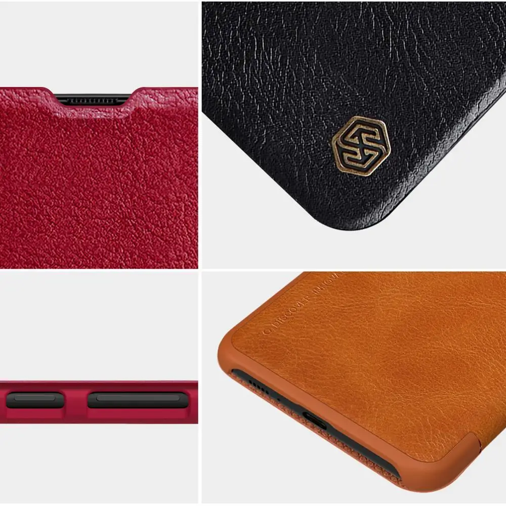 

10pcs/lot Wholesale NILLKIN Qin Series Wallet Flip Leather Case For Samsung Galaxy A90 5G Genuine Flip Leather Case