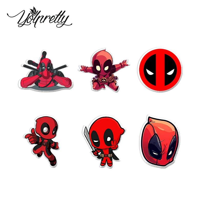 

2021, Disney, Дэдпул, мультфильм, узор, Акриловые броши, эпоксидная смола, акриловый значок