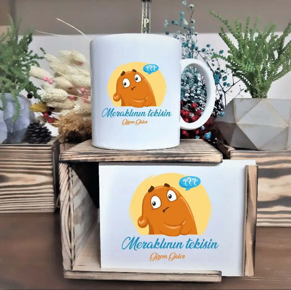 

Personalized Wood Boxed Merakl Mug Cup