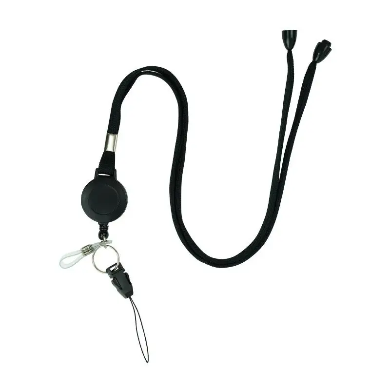 

Easy To Pull Safety Fastener Lanyard for Staff Work Card Holder Nack Strap with Badge Reel Bus ID Pass Access Card Clip Rope