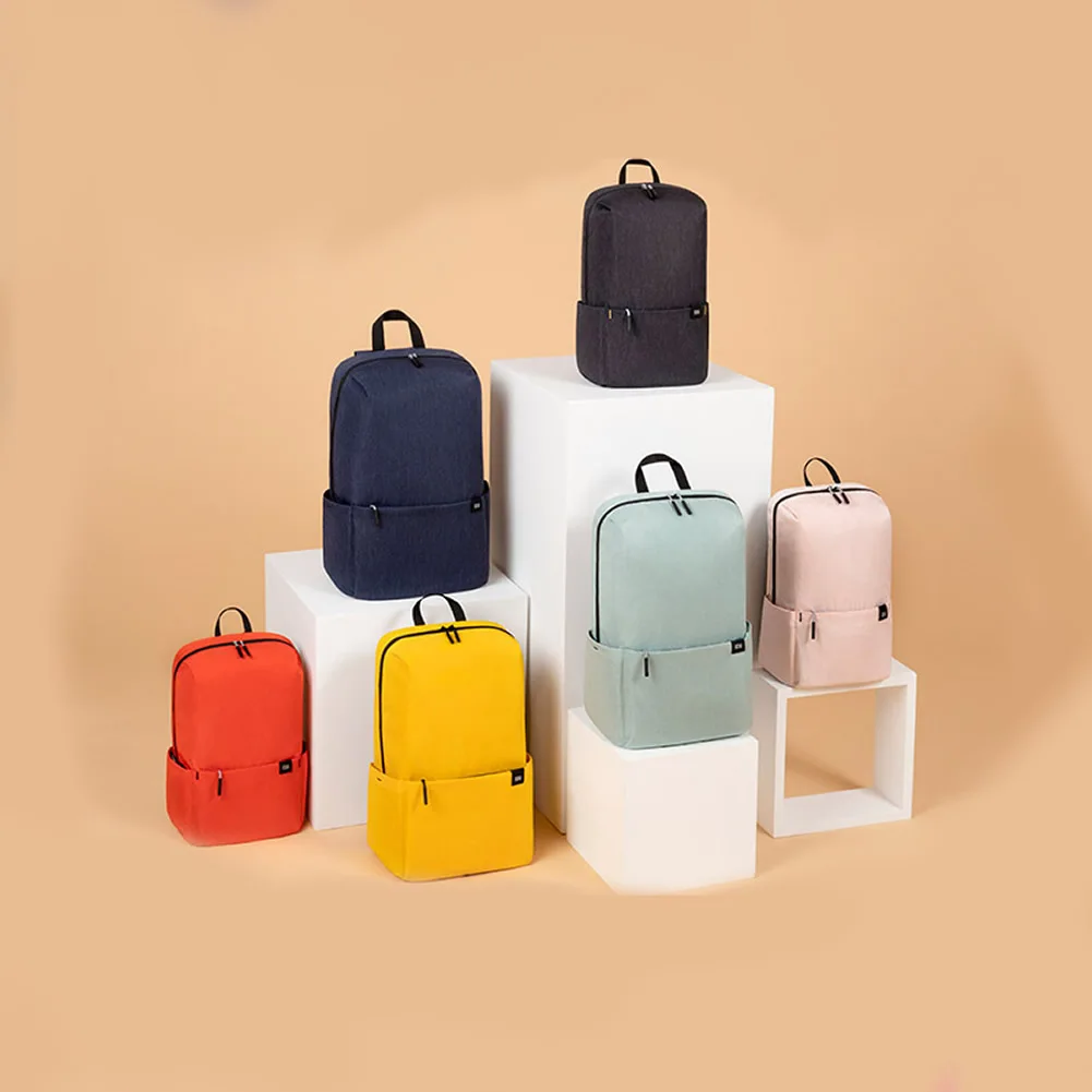 original xiaomi backpack 15l casual sports school bag unisex light weight travel 14 inch laptop backpacks mi bags dropshipping free global shipping