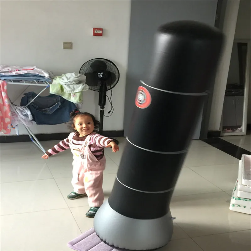 

KICK Training Punching Bag Inflatable Boxing Column Tumbler Pressure Relief Bounce Back Sandbag with Air Pump Kid Adult Hot