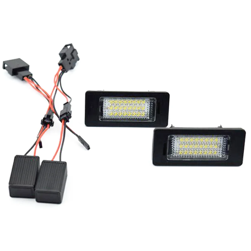 

Светодиодная подсветка номерного знака для Audi A1 A4 B8 4D 5D A5 S5 2D 5D A6 S6, 2 шт.