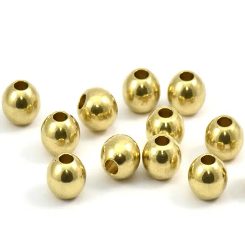 

50 шт. .. Бусины из сырой латуни, Размер 6 мм, BS 2016