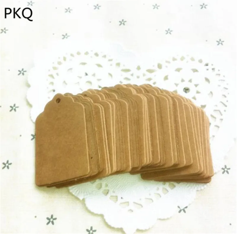 Белые бумажные бирки крафт бумага бирка головная этикетка фестиваль заметка DIY