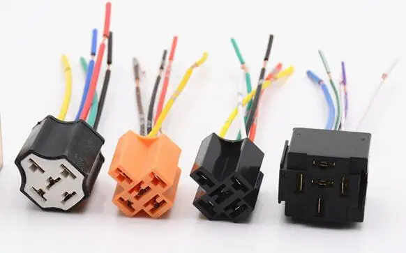 2шт 4/5PIN проводка для релейного разъема разъем DC 12V автомобиля|Переключатели и