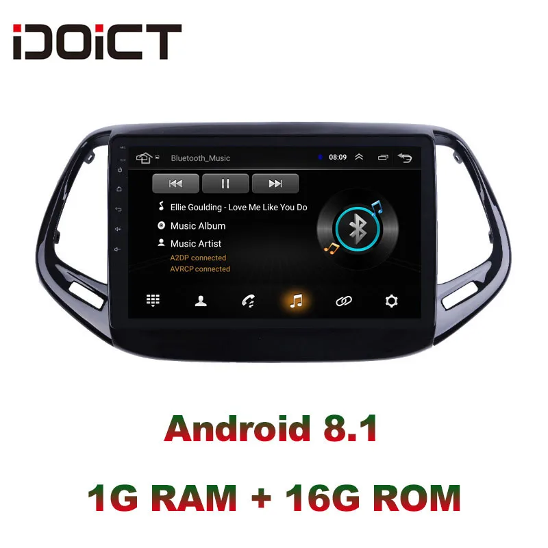 Автомобильный dvd-проигрыватель VenusSR на Android 8 1 2.5D для JEEP Compass Patriot Radio 2017 мультимедиа