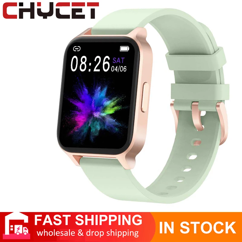 

CHYCET SmartWatch Men Woman Smart Watch Heart Rate Blood Pressure Monitor Body Temperature Measurement Watches For Android iOS