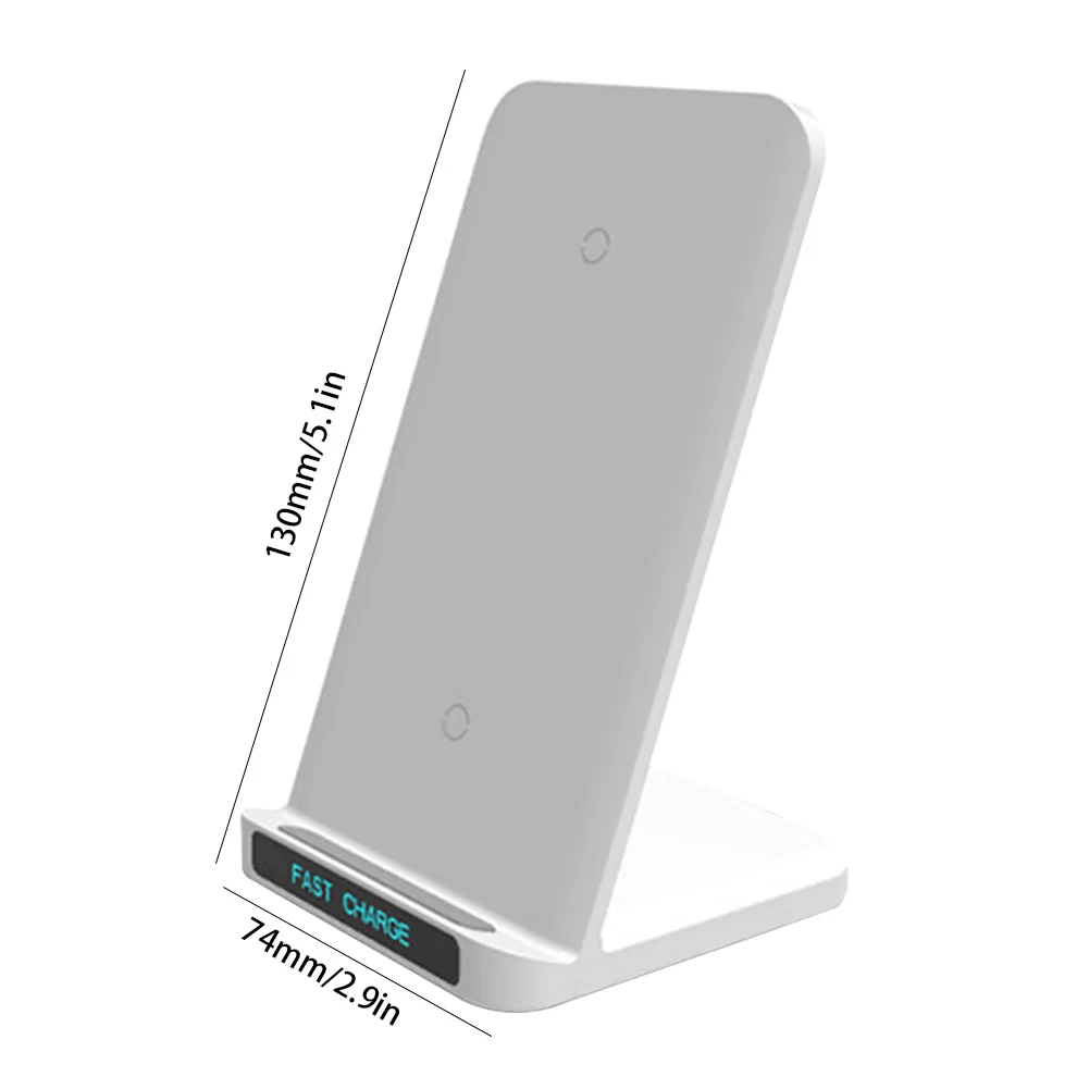 

20W Qi Wireless Charger Stand For IPhone 11 Pro 8 X XS Samsungs 10 S9 S8 Fast Wireless Charging Station Phone Charger