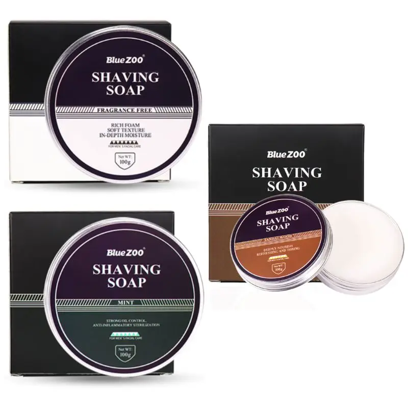 

100g Professional Shaving Cream Shaving Soap Foaming Moisturizing Razor Barberin
