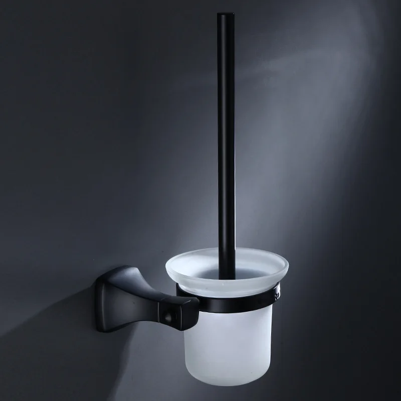 Набор черных алюминиевых щеток для унитаза черный стеллаж туалетной щетки