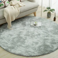 4040cm fluffy round carpet plush modern living room bedroom decor non slip rug thick simplicity soft child shaggy crawling mat