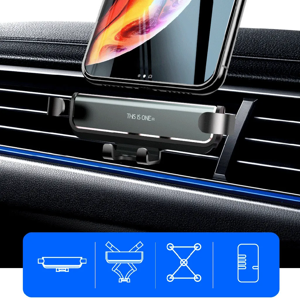 Автомобильный держатель для телефона автомобильный гравитационный Невидимый