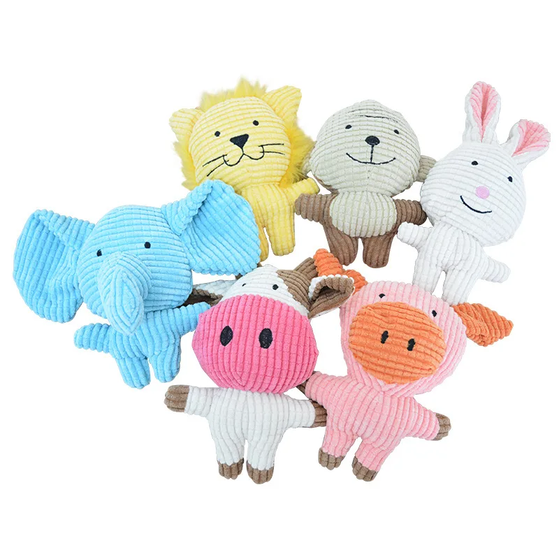 

Cute Animals Plush Pet Dog Toys Funny Squeaky Pet Puppy Chew Bite Interactive Toy Pets Dogs Sounding Accessories Supplies