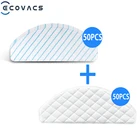 100 шт.упаковка, подкладки Для Ecovacs Deebot Ozmo T8 AIVI T9 AIVI одноразовая для швабры