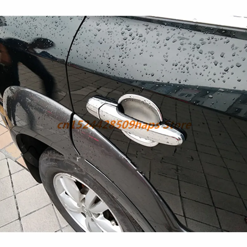 For Hyundai Tucson 2006-2014 Chrome Handle Cover/ABS Door Bowl Cap Cover Trims Car-Styling Accessories 4-8pcs | Автомобили и