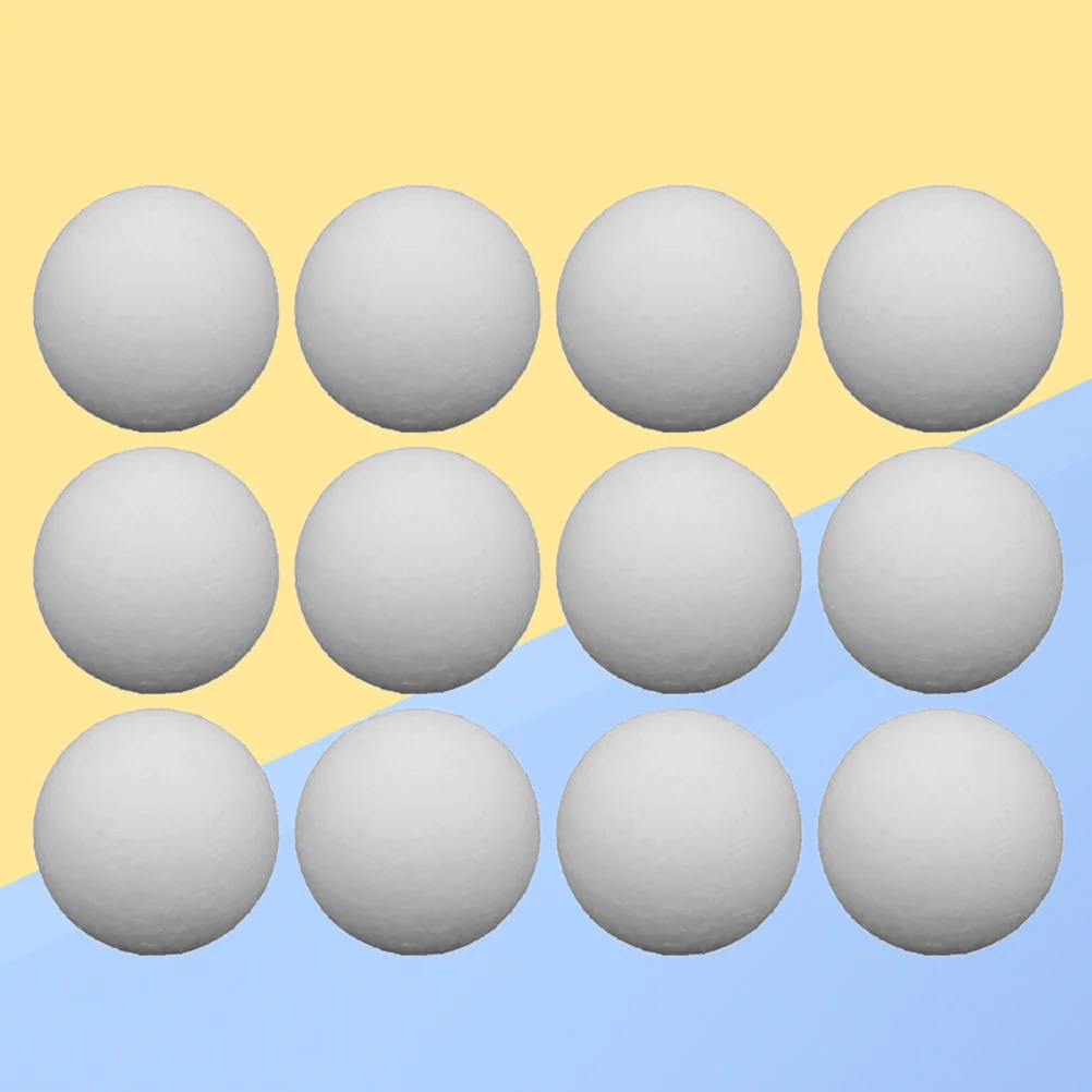 

12 шт., пластиковые настольные футбольные мячи