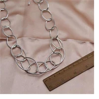 european and american style new style metal geometry necklace cold trend trend temperament exaggerated personality fashion sweat