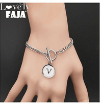 HERMANA Leather Stainless Steel Bracelets Women Brother Bracelets& Bangles Jewelry pulseras acero inoxidable mujer B18167