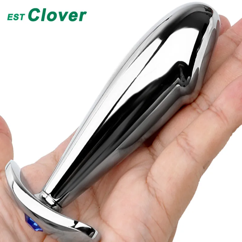 Металлическая Анальная пробка БДСМ фаллоимитатор игрушки Мужской мастурбатор