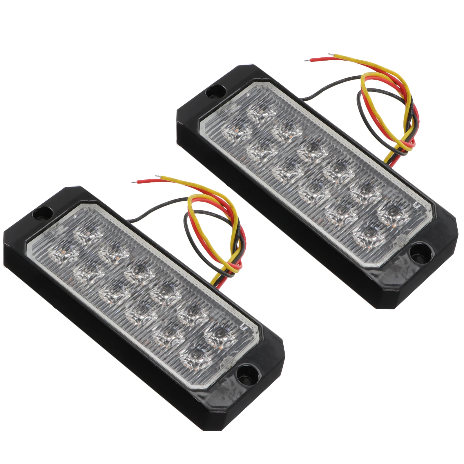 

CR 2 Pcs LED Side Light Durable Creative Practical Useful Portable Highlight Side Light Car LED Light Driving Side Lamp