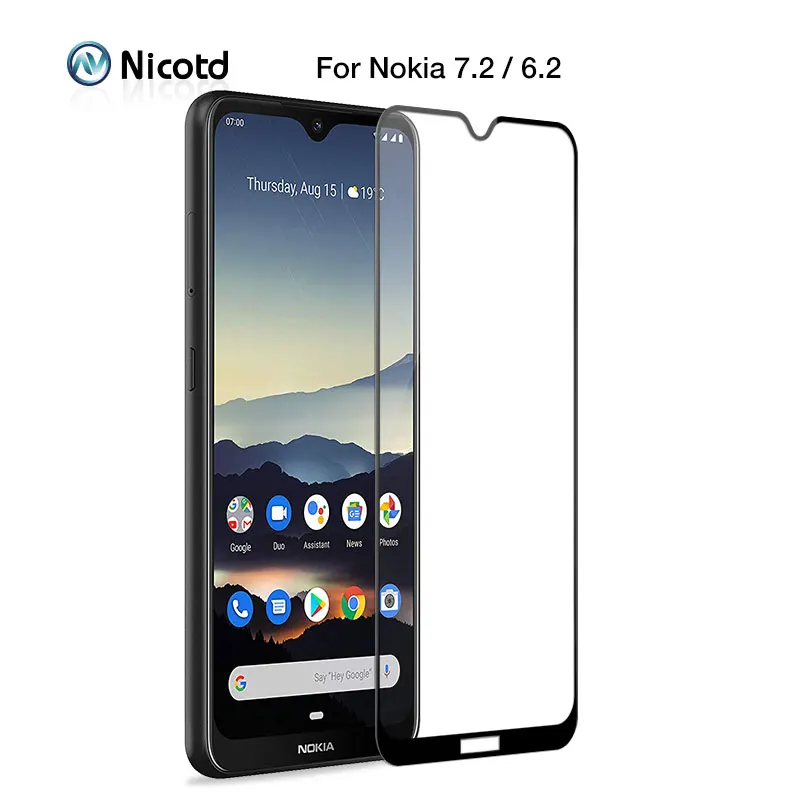 Закаленное стекло 9H для Nokia 7 6 5 3 Защита экрана 8 1 пленка 2 4 2|Защитные стёкла и