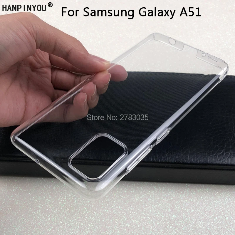 Глянцевый чехол книжка для Samsung Galaxy A51 A 51 6 5 дюйма жесткий прозрачный из