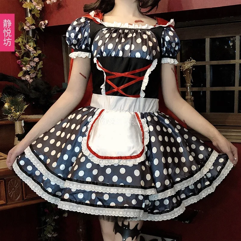 Костюм на Хэллоуин для взрослых женский костюм выступления маленький красный с