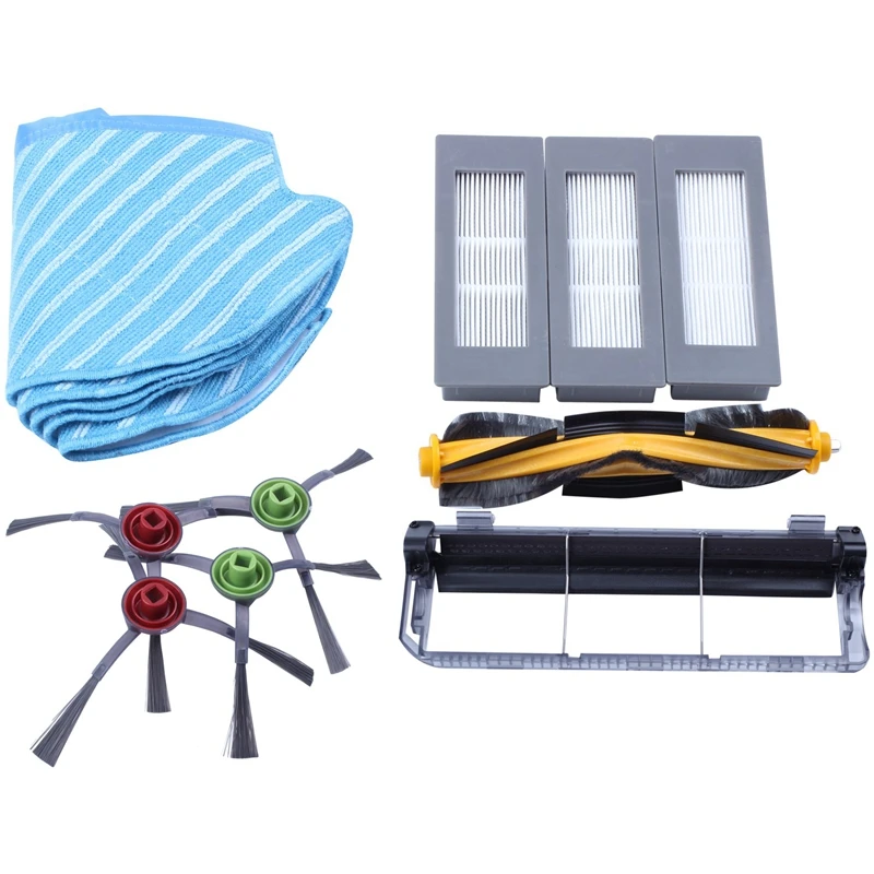 Робот пылесос боковая щетка крышка HEPA фильтр Швабра Ткань Для Ecovacs Deebot OZMO 902