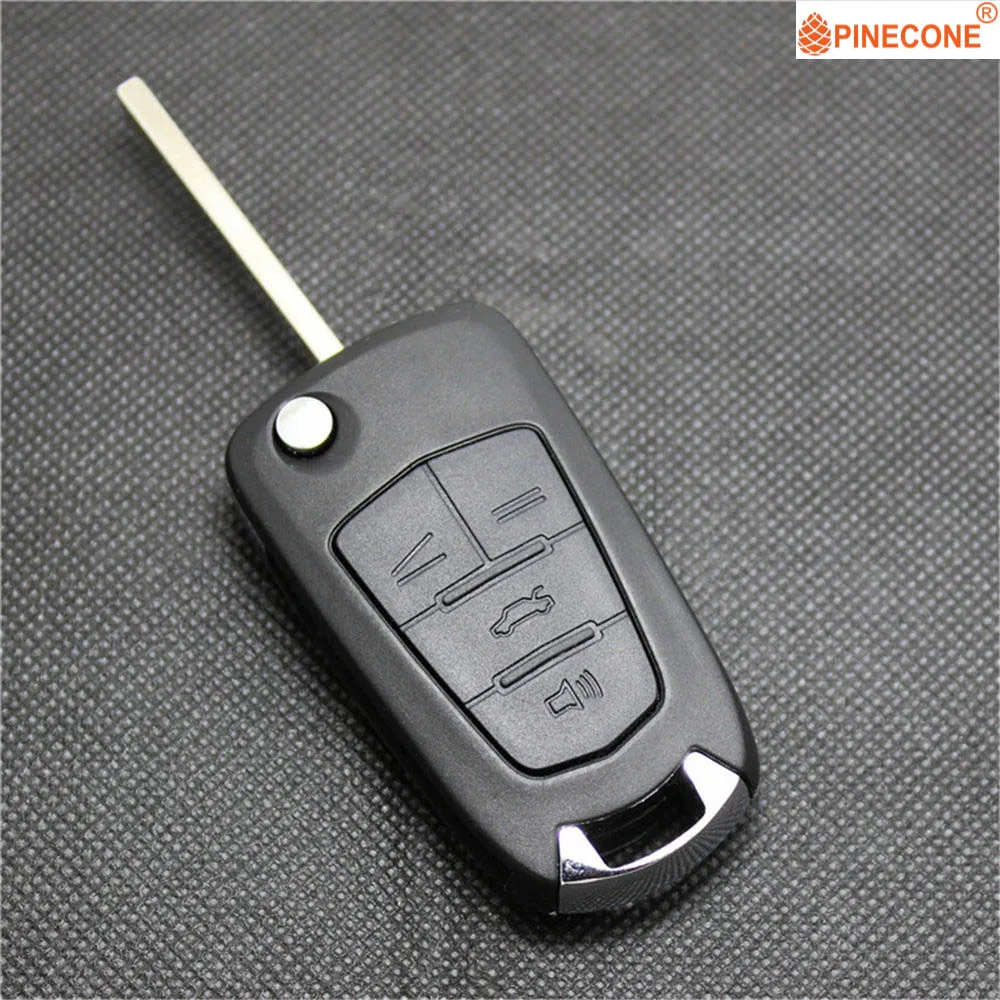 

PINECONE для ключа чехол для Buick Lacrosse, автомобильные аксессуары, брелок 4 кнопки Uncut Hu100 лезвие пустой корпус для дистанционного ключа оболочки кр...