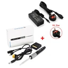 Блестящий компактный паяльник с адаптером питания 19 в