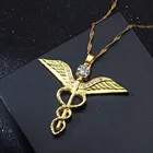 CHENGXUN 2021 г., Трендовое ожерелье для женщин, ожерелье с защитой от любви, ювелирные изделия с подвеской для девушки, врача, медсестры