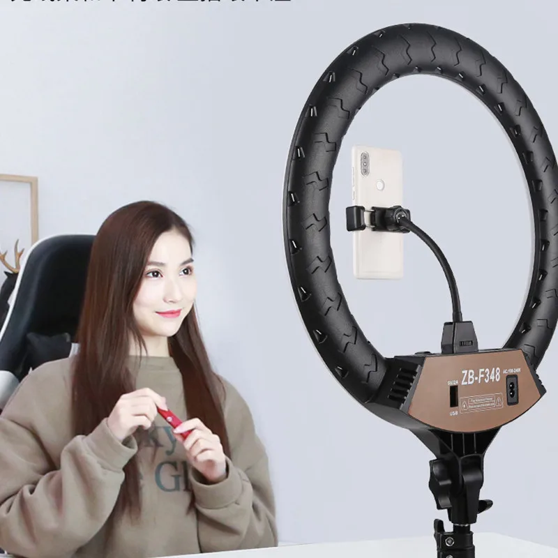 Светодиодный кольцевой светильник для съемки Селфи студийная лампа 21 дюйм