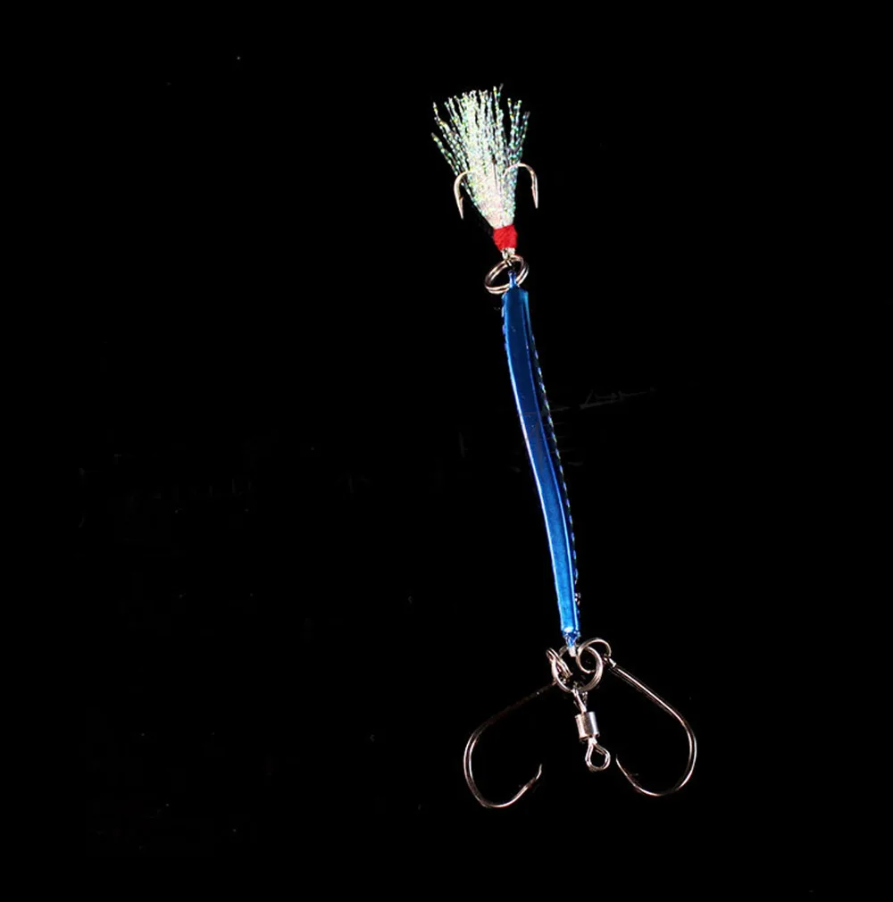 5 шт. глубоководный джиг для ловли окуня лазерная Морская Лодка каменная пляжная