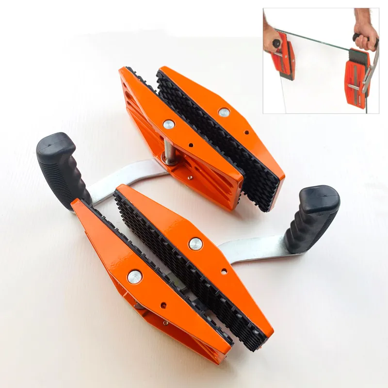 

2pcs Left and Right Hand Carrying Clamp Glass Gripper Stone Ceramic Plate Lifter