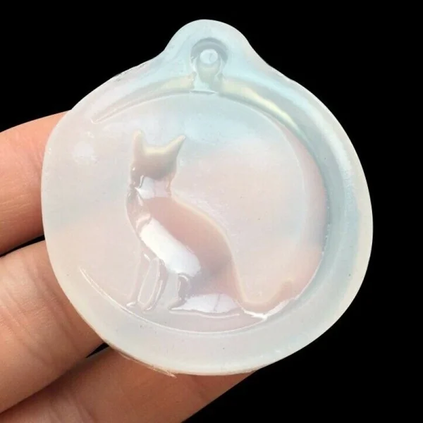 

Crescent Cat Silicone Pendant Mold Jewelry Making Resin Mold Epoxy Resin Casting Craft Gift Jewelry Can Be Homemade For Lovers