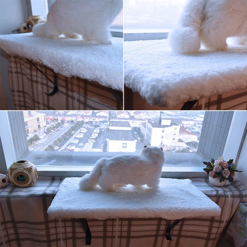 Теплый флисовый домик для кошек подвесное стильное солнечное сиденье балкон