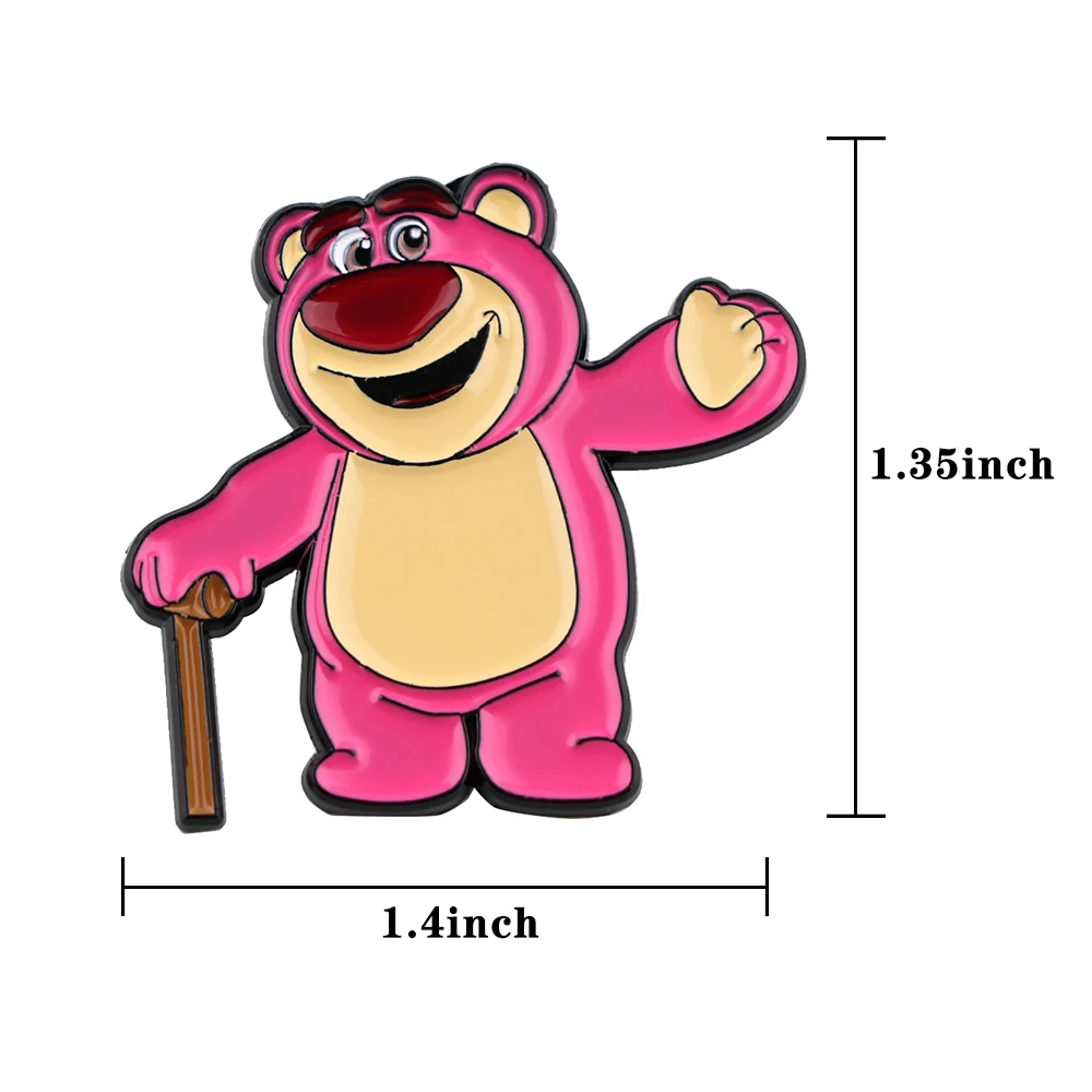 LT1303 искусственная История игрушек милые аниме значки эмалированная заколка