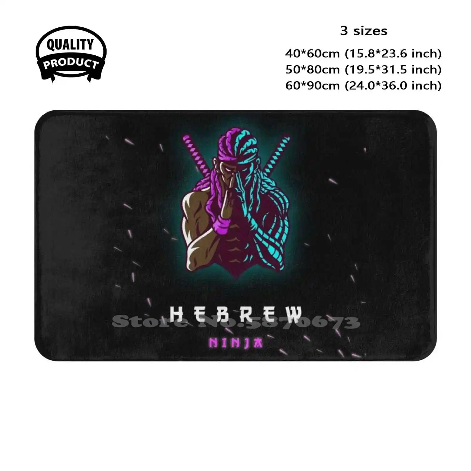 Иврит мягкая подушка домашний Ковер Дверной Коврик раньше Hebrewfashion hebrewпечать 12