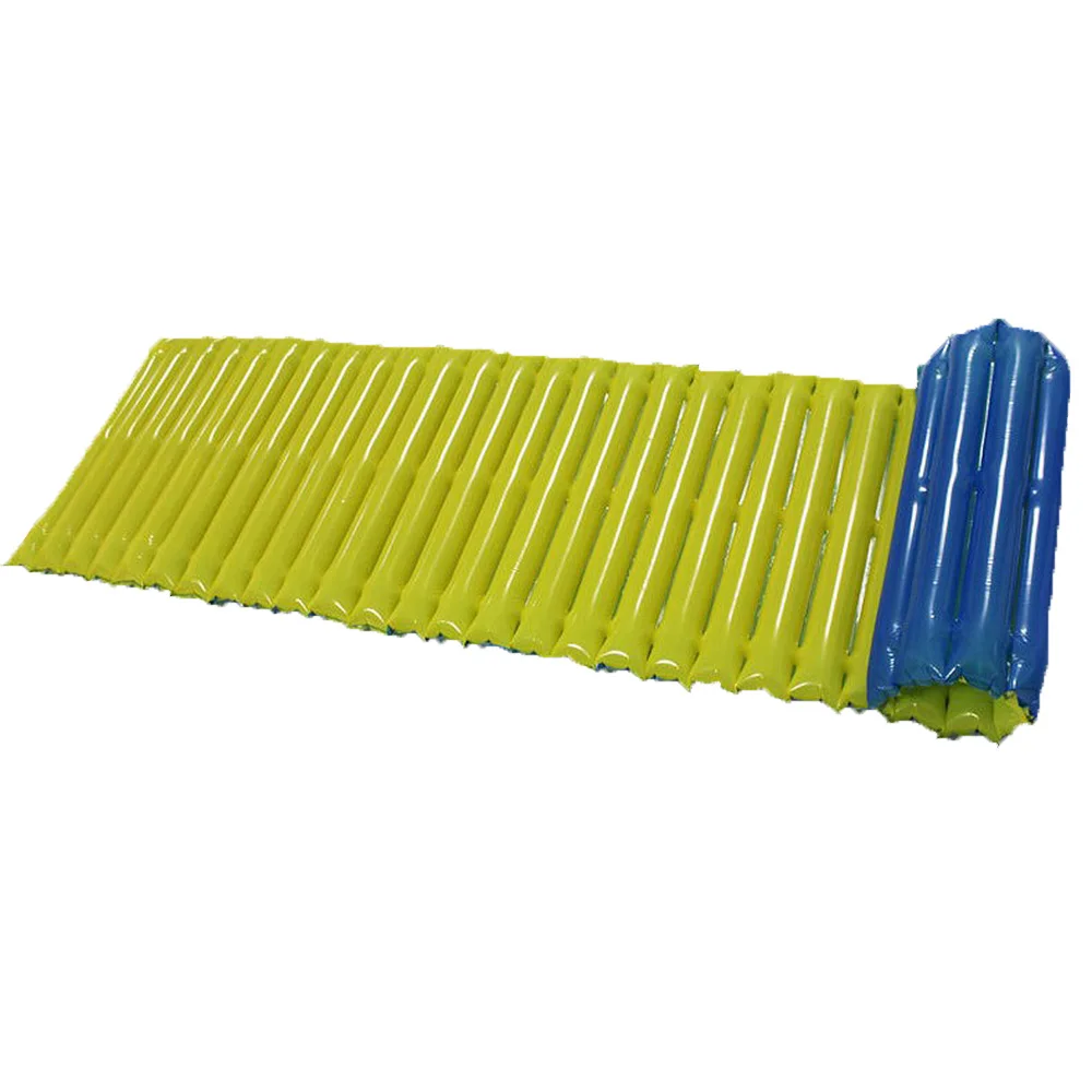 Уличный надувной матрас 200*60*6 см подушка коврик для кемпинга пляжа влагостойкие