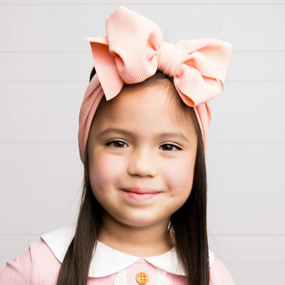 Knot Bow Headbands Turban Head Wraps Soft Elastic Baby Girls Hair Accessories | Детская одежда и обувь