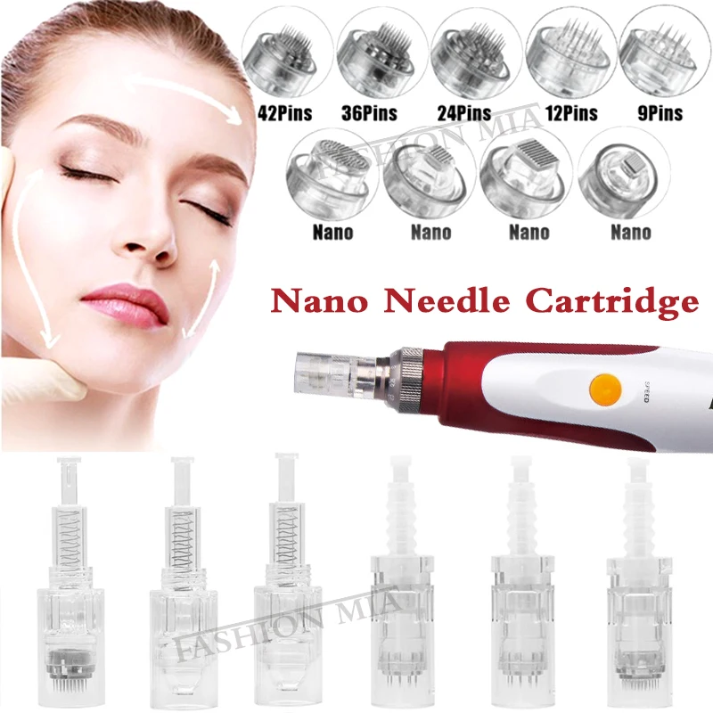 

Nano Microneedling Dr.Pen Bayonet Tattoo Cartridge Needle 9/12/36/42Pin Derma Needles Mesotherapy Ultima A6 Beauty Nano Needle