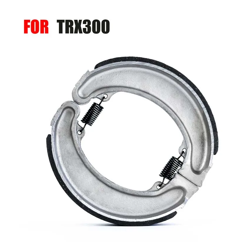 

Motorcycle Rear Brake Shoe Drum Pad 150mm x 145mm x 27mmMetal Spring Brake System for TRX300 1988-2000