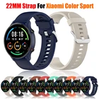 Ремешок силиконовый для Xiaomi Watch, сменный спортивный браслет для наручных часов, 22 мм, оригинал